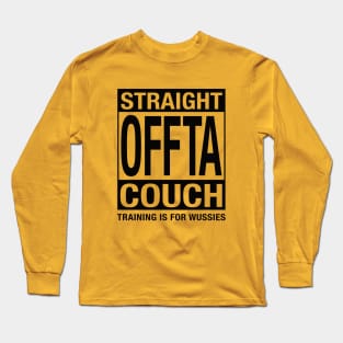 Straight Offta Couch K Long Sleeve T-Shirt